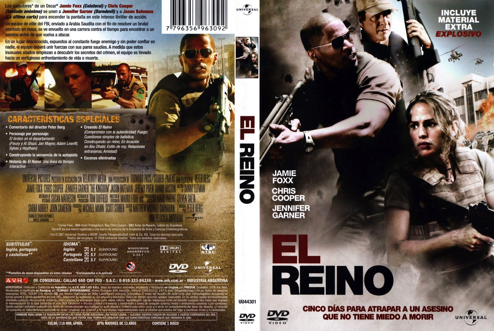 PELICULAS DVD FULL LA SOMBRA DEL REINO (The Kingdom)